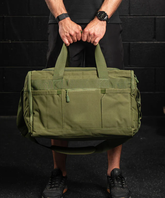 Heavy-Duty Functional Gym bag Built With Belt Mount Point and Independent Shoe Compartment