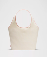 Breathable Mesh Fabric Shopping Bag Built With Inner Partition Pockets and Magnetic Snap Fastening