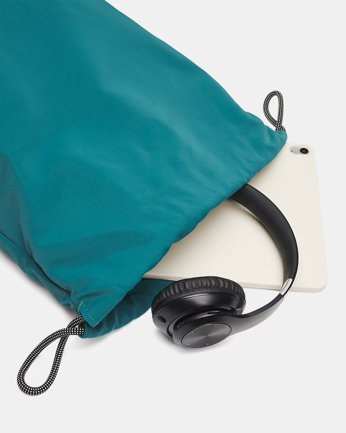 Water-Resistant Drawstring backpack With Adjustable Convertible Straps and Deodorizing Treatment