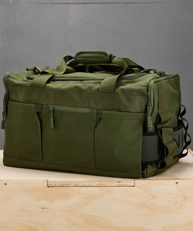 Heavy-Duty Functional Gym bag Built With Belt Mount Point and Independent Shoe Compartment