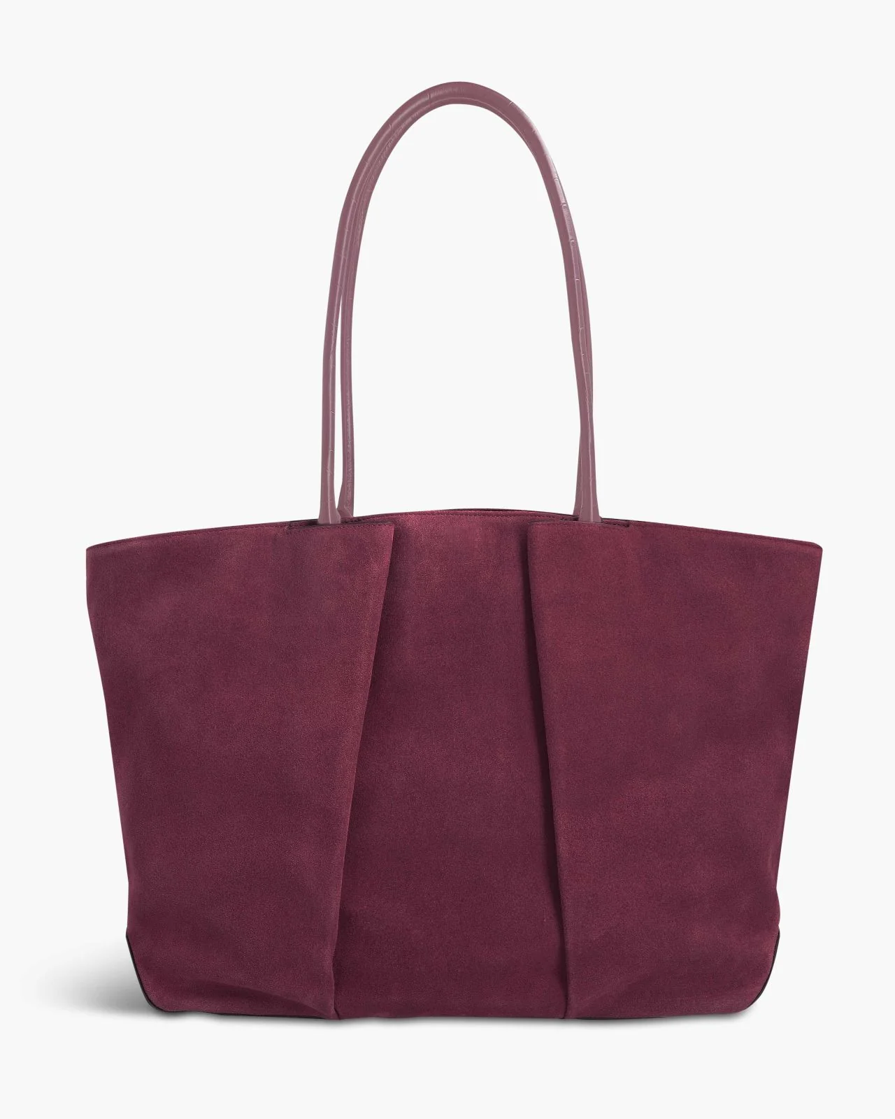 Spacious Suede Shopping Bag Equipped With Laptop Cushioned Slot and Multi-Part Reinforced Wear-Resistant Build