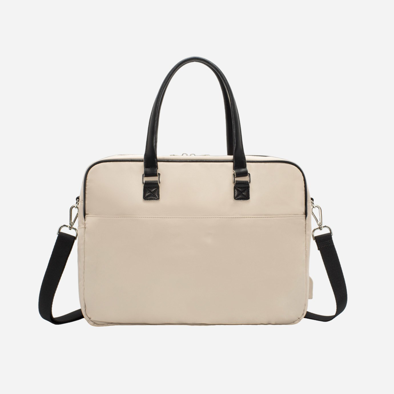 Structured Multi-compartment Laptop Bag With Dual Handheld and Crossbody Carrying Ways
